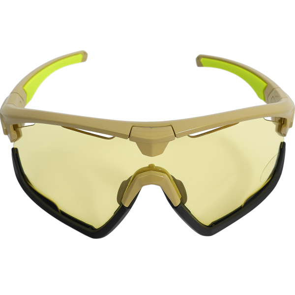 Kross cykelbriller Braker UV400 udskiftelige glas - beige stel