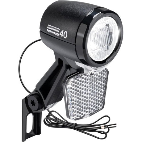 Edge forlygte urban 1 LED 30 lux - 6v -48v - e cykel