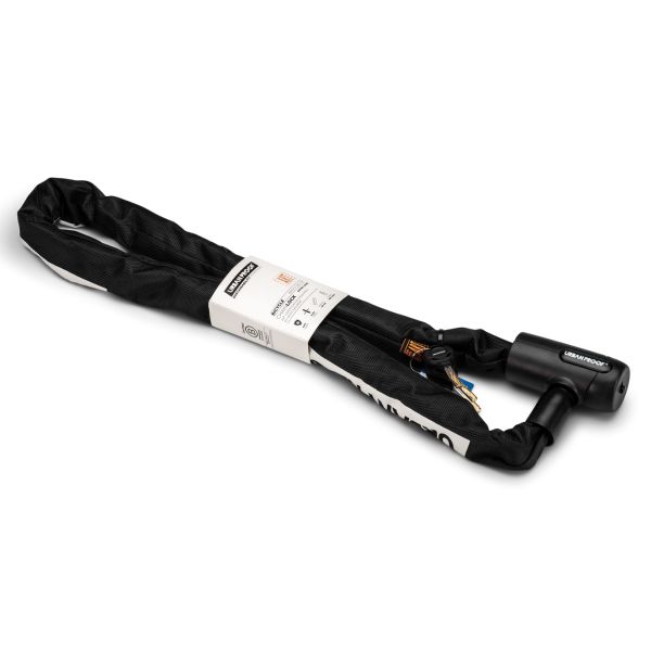 Urbanproof kædelås art2 8mm 120cm sort