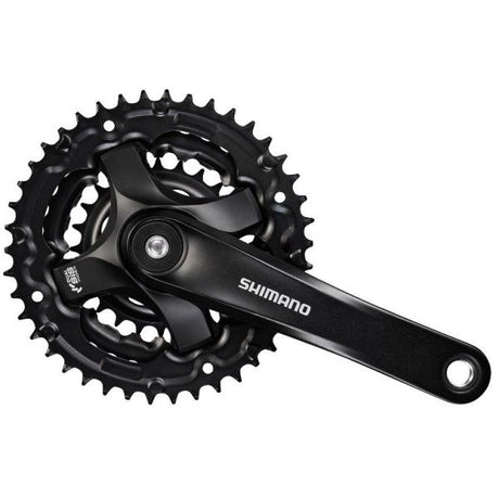 Shimano 6 7 8-speed tourney fc-ty501 kranksæt med 170 mm krank 48 x 38 x 28t - sort
