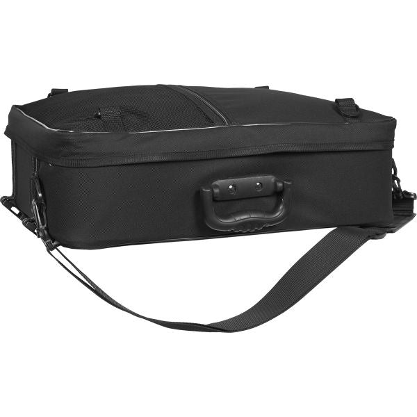 Greenlands dobbelt cykeltaske touring 600d polyester 25 liter 35 x 47 x 15 cm - sort med refleks
