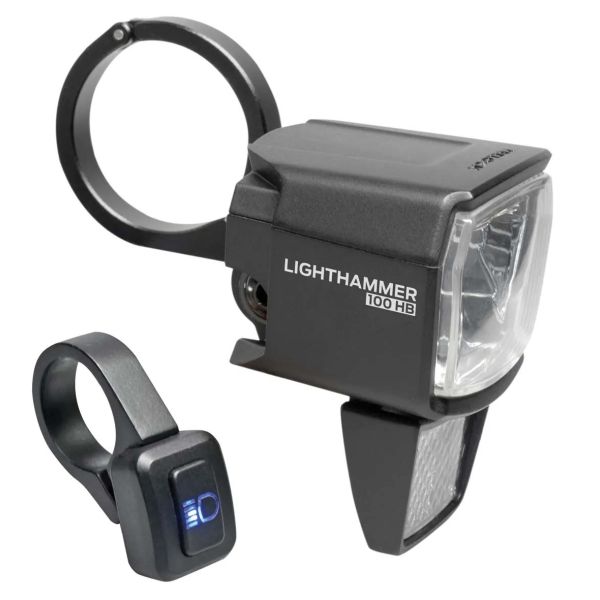 Trelock-forlygte Lighthammer LS 890-HB E-B 12V DC 100 LUX