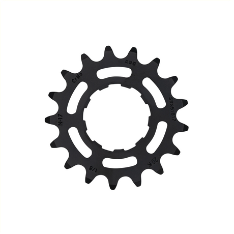 KMC Gear 17t bageste Enviolo Nuvinci sort