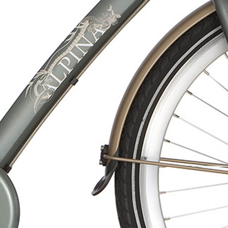 Alpina fender til 24 kurve matt guld