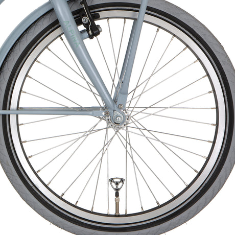 Alpina forhjul 20 hlq-10a-1 sort zink spk