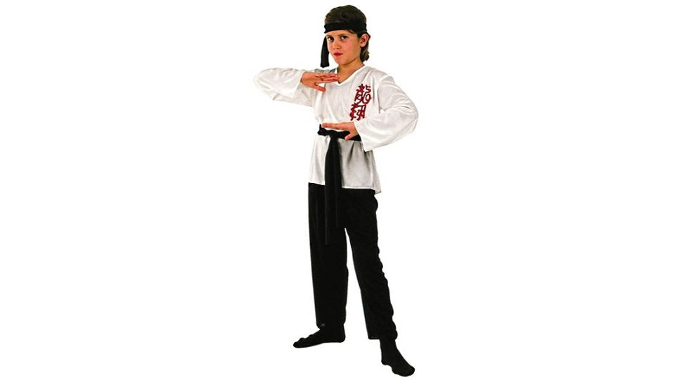 Klovne børns udklædning karate 7-9 år