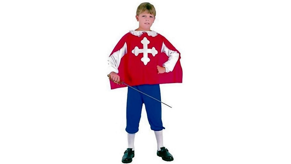 Klovne børnekostume korsfarer 7-9 år