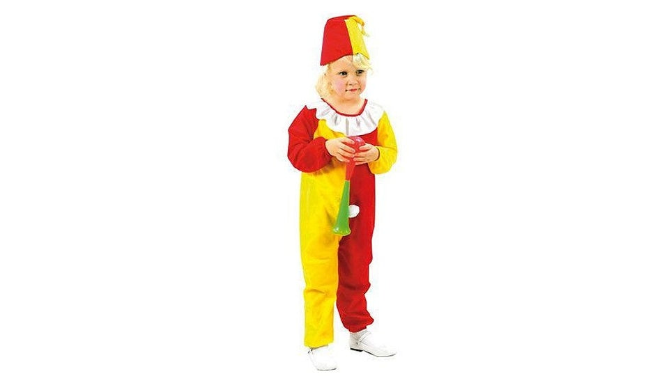 Klovne børnekostume til 3-4 år