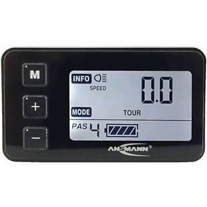 Ansmann LCD display LCD display 36v 6-trins
