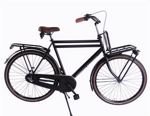 Aldo 28 tommer bedstefar cykellast 3v 50cm mat sort