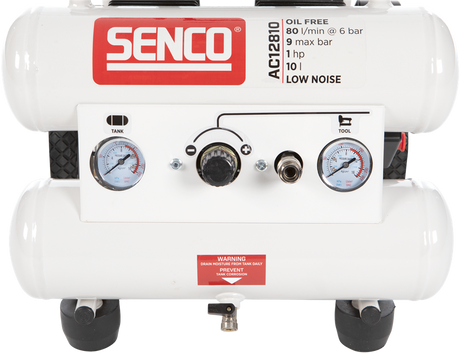 Senco oliefri støjsvag kompressor ac12810