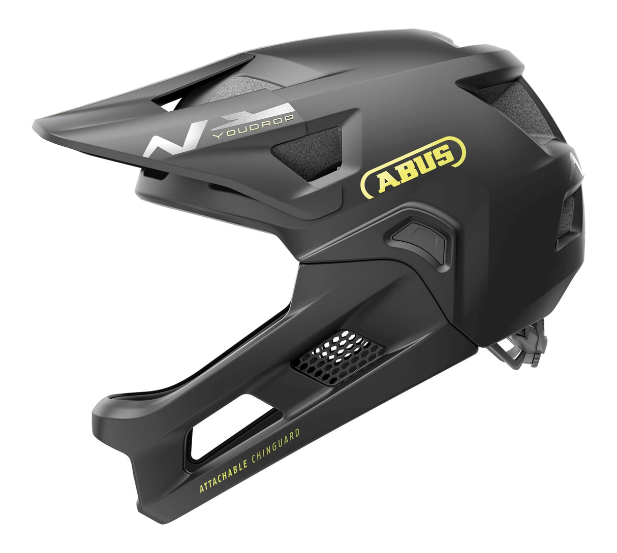 Abus hjelm youdrop ff velvet black s 48-55cm