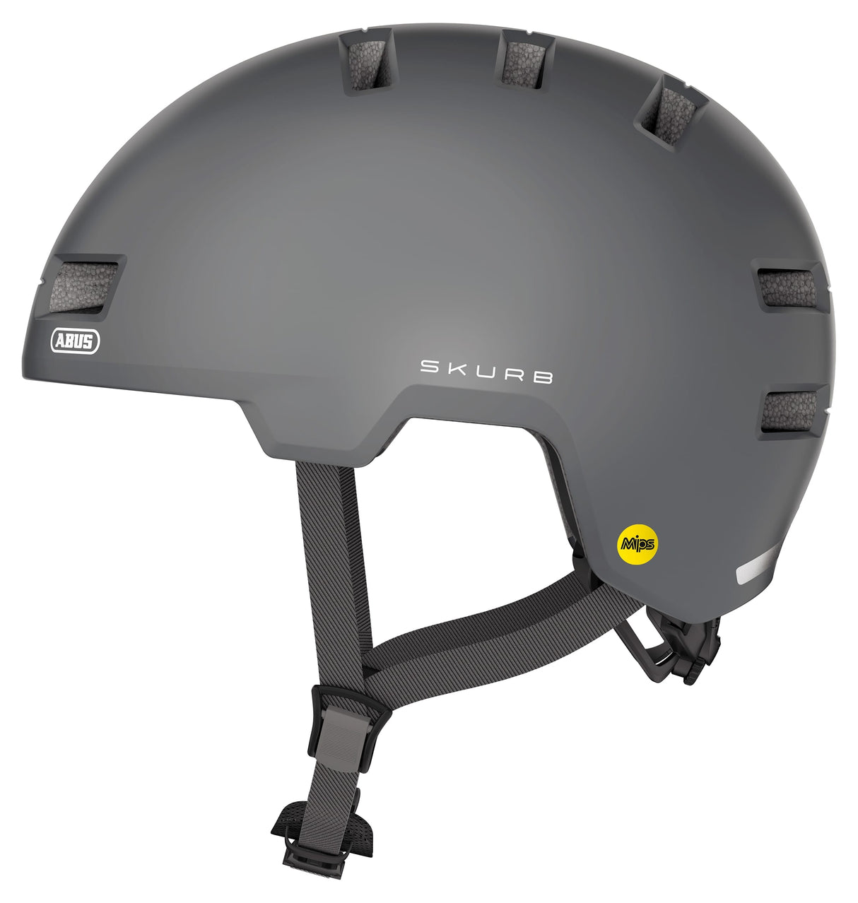 Abus hjelm skurb mips betongrå m 55-59cm