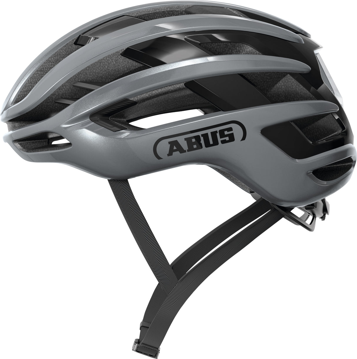 Abus hjelm airbreaker 2.0 grafit sølv s 51-55cm