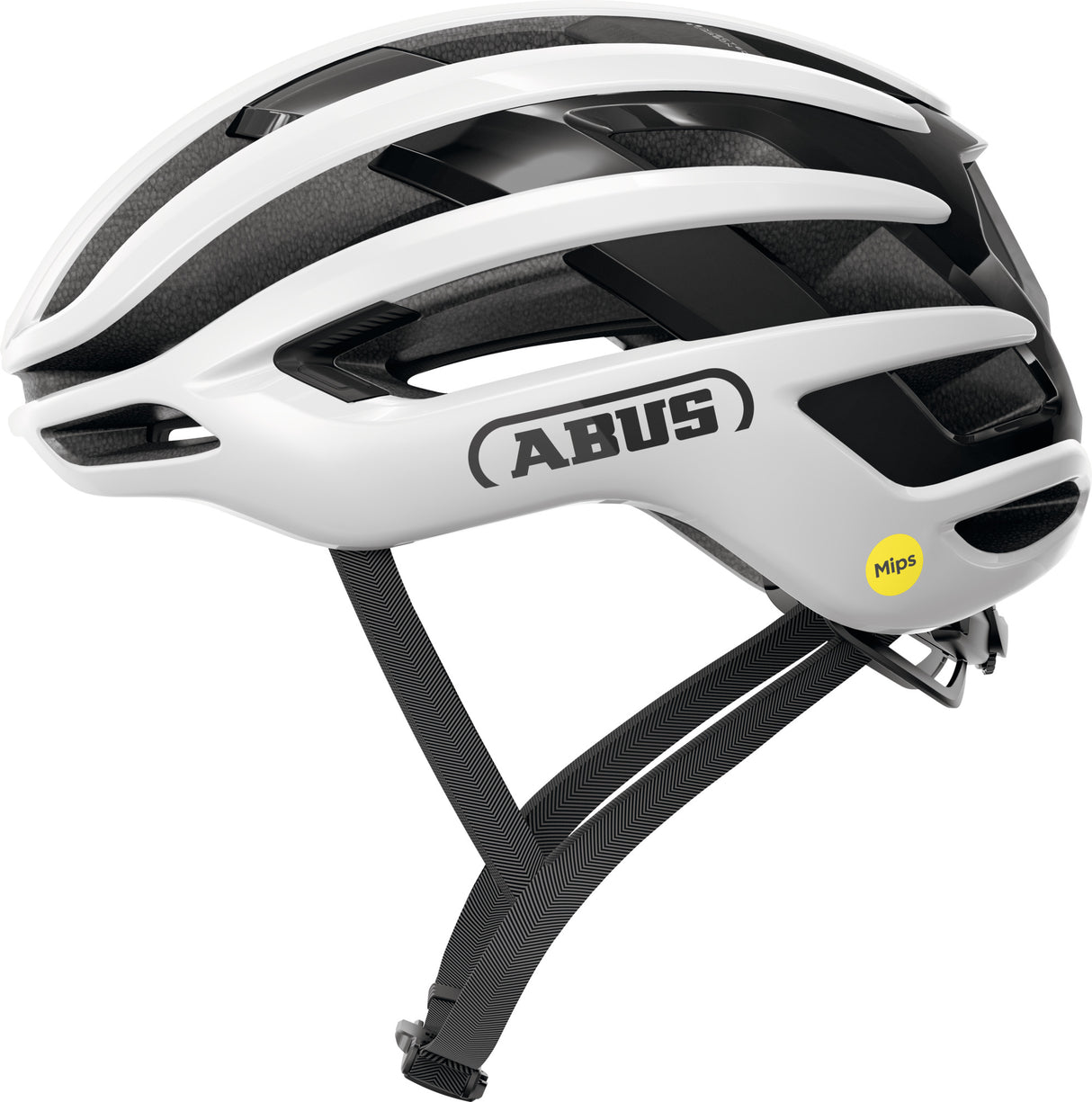 Abus hjelm airbreaker 2,0 mips skinnende hvid m 54-58cm