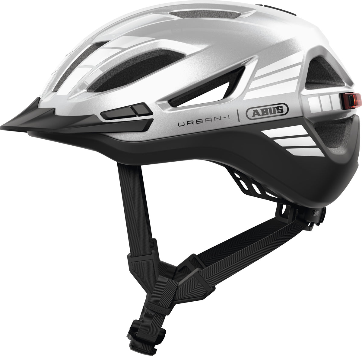Abus hjelm urban-i 4.0 ace signal sølv l 57-61cm