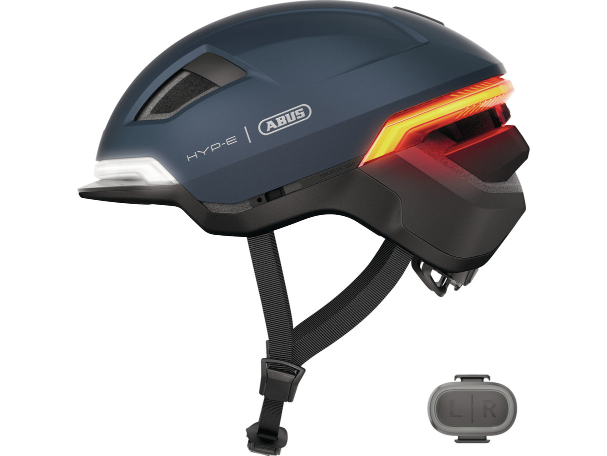 Abus smart hjelm hyp-e midnatsblå l 57-61cm