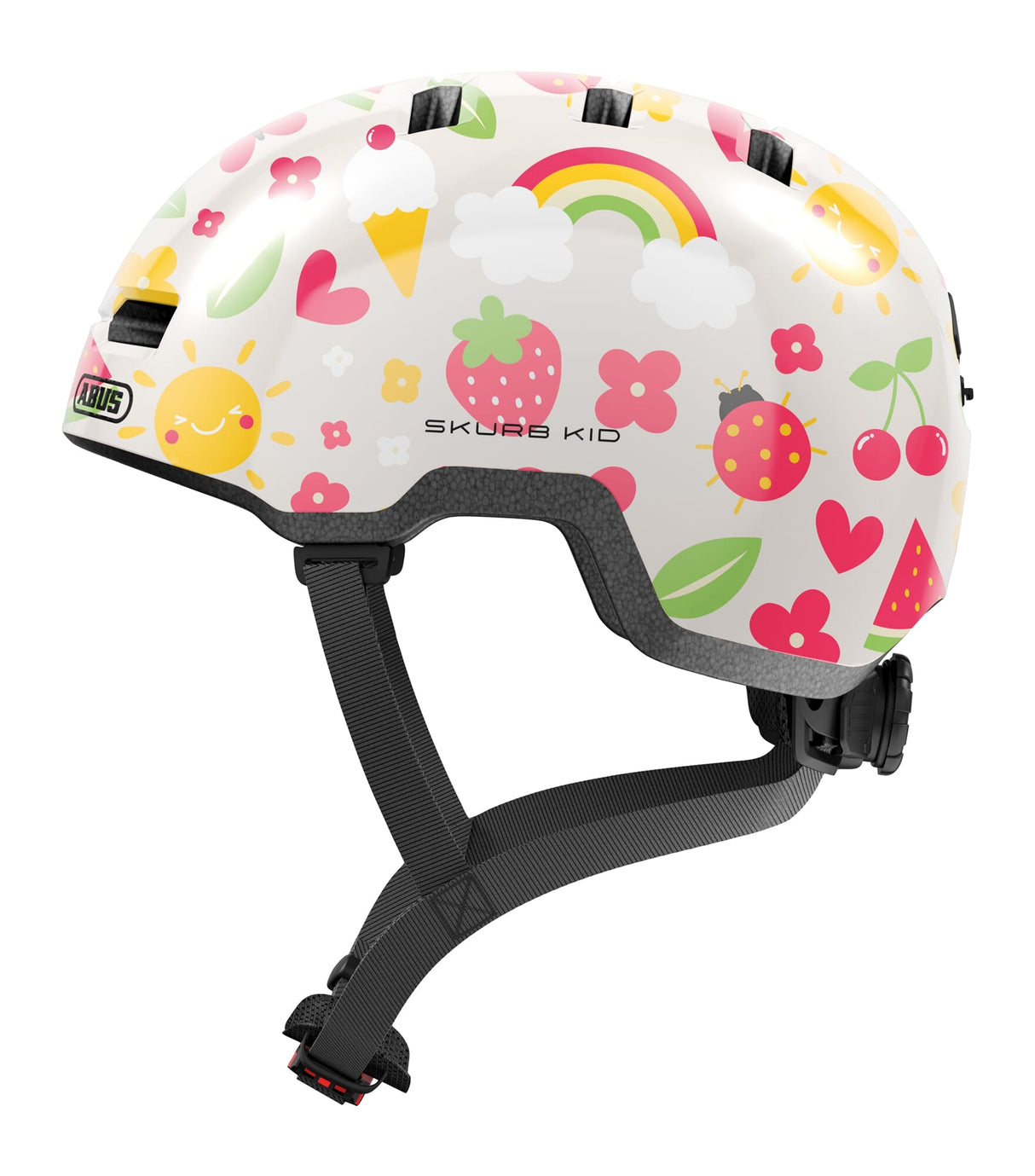 Abus skurb kid - cykelhjelm - børnecreme sommer s (45 - 50 cm)