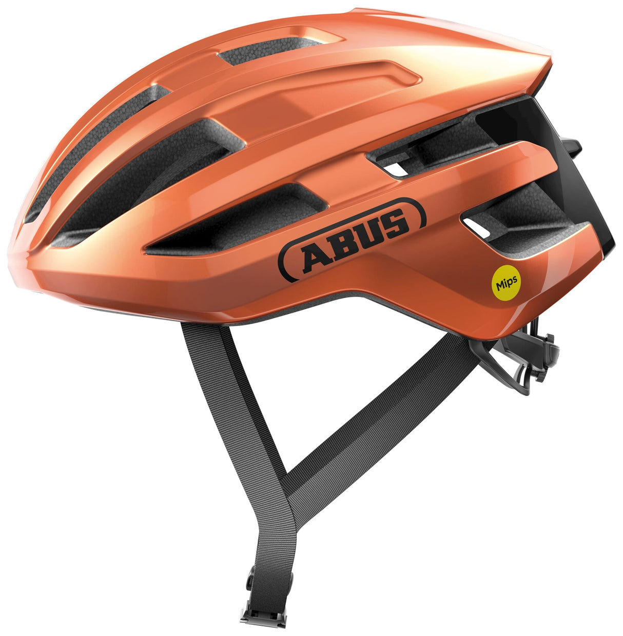 Abus hjelm powerdome mips guldfisk orange m 54-58cm