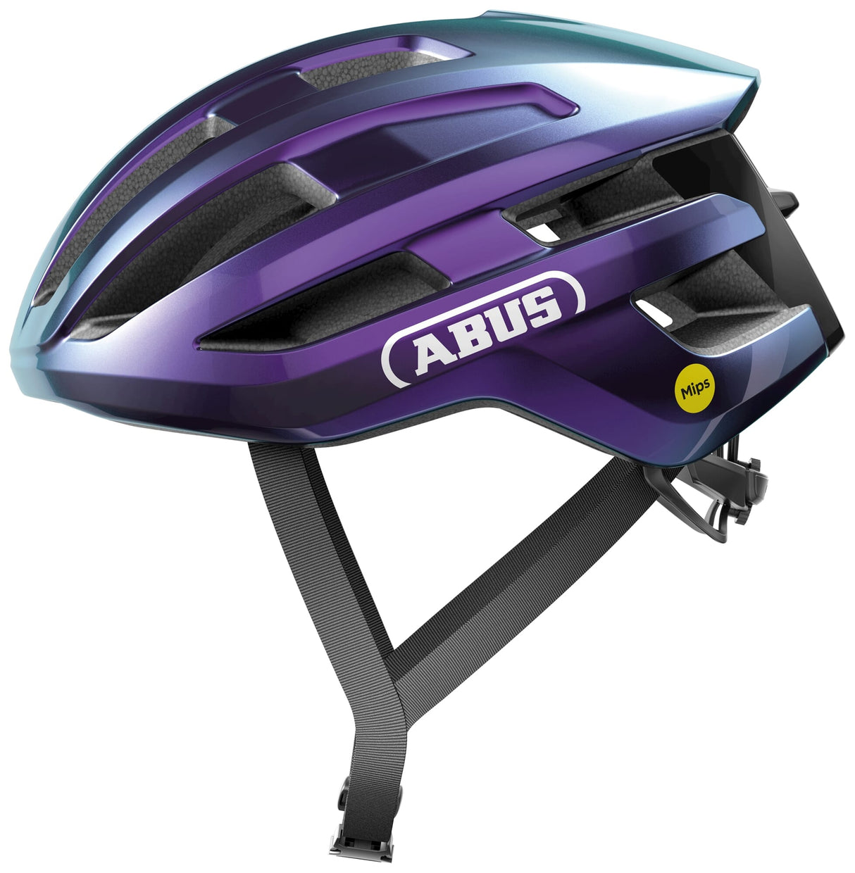 Abus hjelm powerdome mips flipflop lilla m 54-58cm
