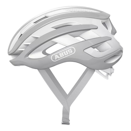 Abus cykelhjelm airbreaker pure grey l - 59-61 cm - grå - velegnet til brug på racercykler - gruscykler - 230 g