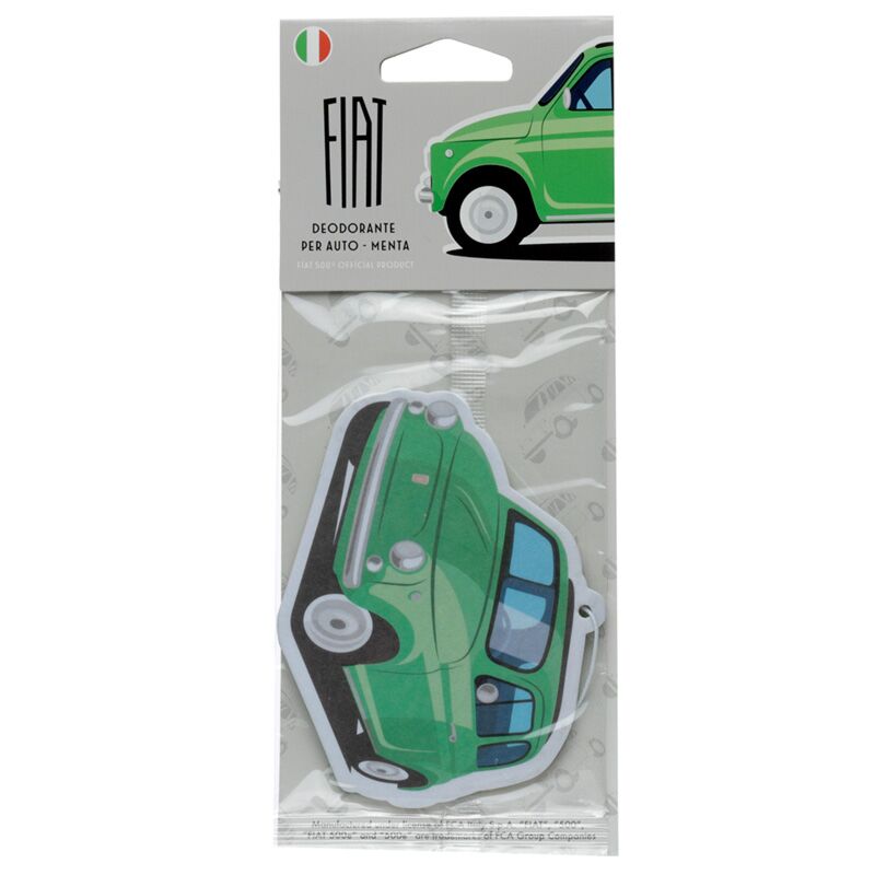 Pebermynte - retro grøn fiat 500 luftfrisker