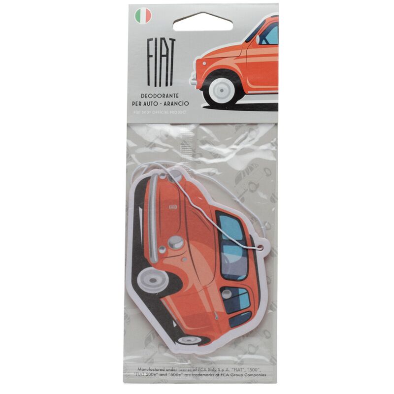 Orange - retro rød fiat 500 luftfrisker