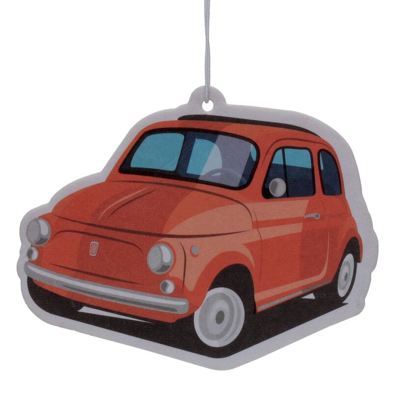 Orange - retro rød fiat 500 luftfrisker