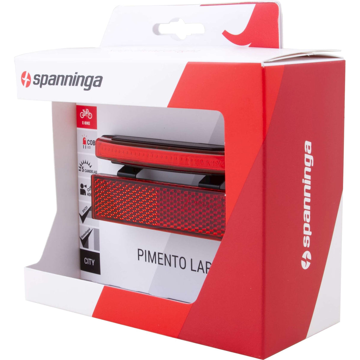 Spanninga baglys pimento stor XE e-cykel 6-48v 80mm
