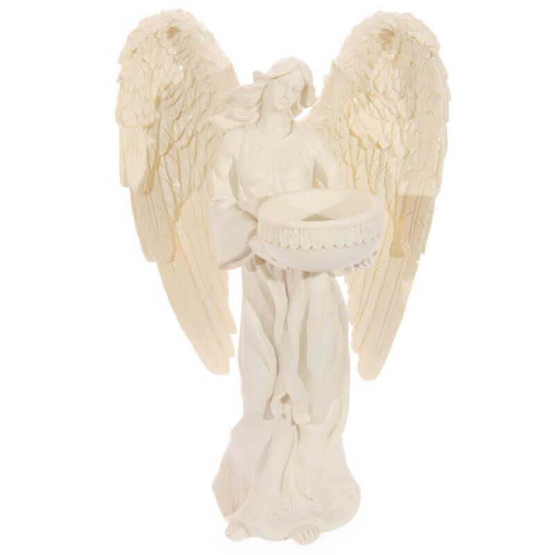 Engel fyrfadsstage - stående 23cm