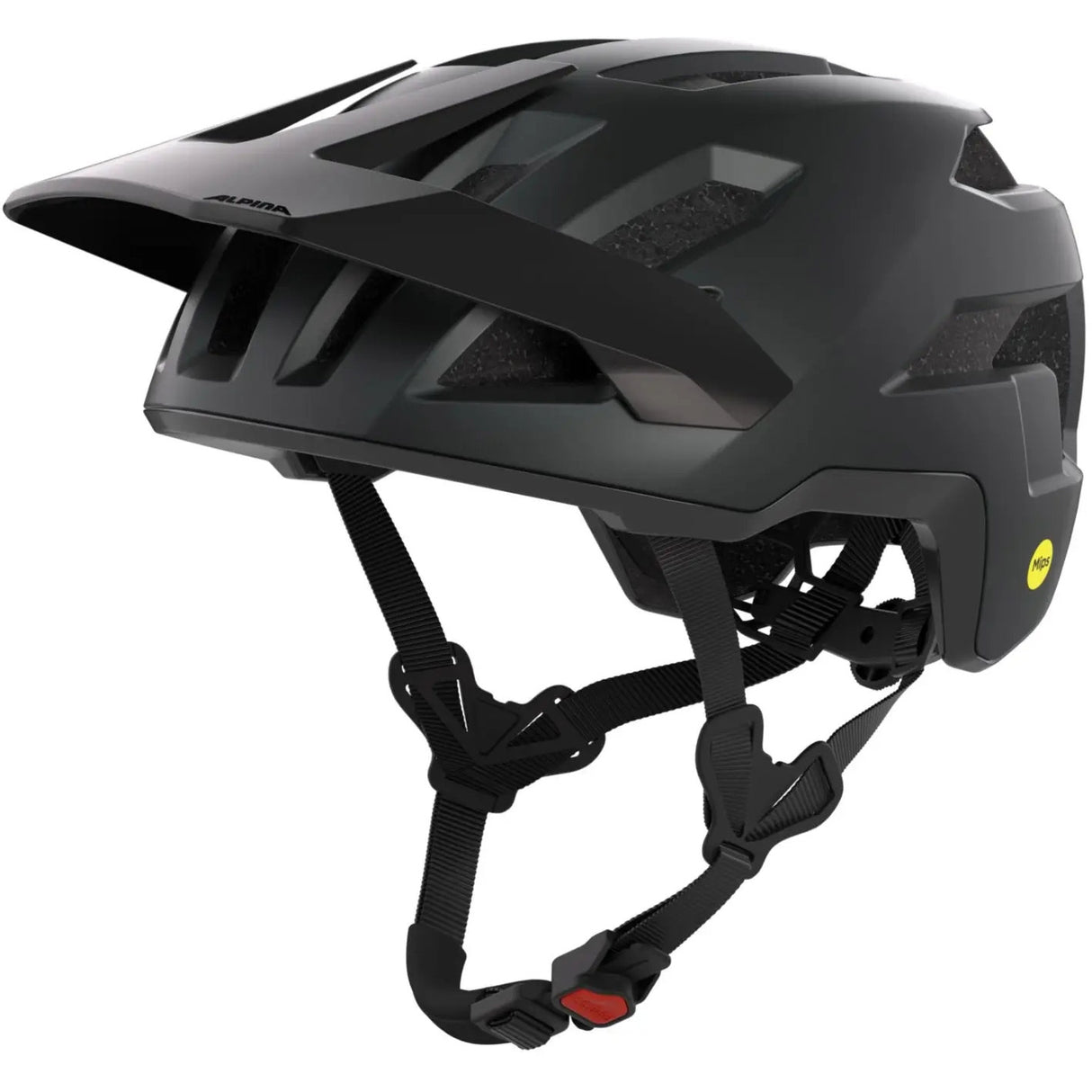 Olympisk sportstøj alpina sports mtb hjelm taunus mips 52-56 mat sort
