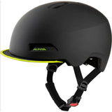 Alpina sports urban hjelm brooklyn 52-57 mat sort gul