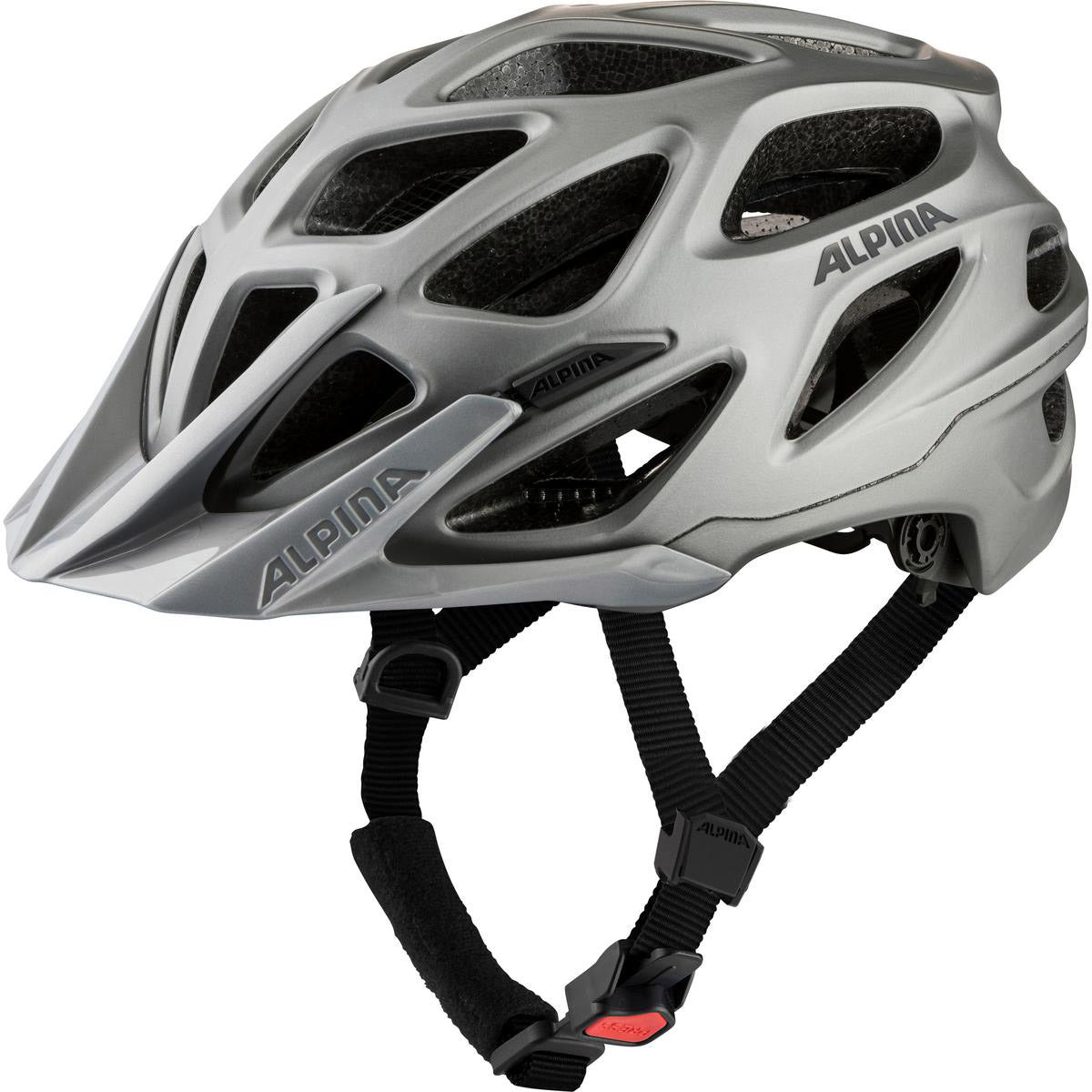 Olympisk sportstøj alpina sports tour hjelm mythos 3.0 l.e. 59-64 mat sølv