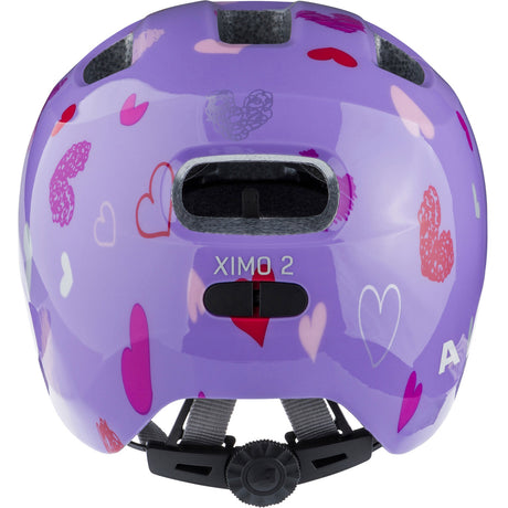 Olympic sportswear alpina sports kinderhelm ximo 2 purple hearts 47-51 glans