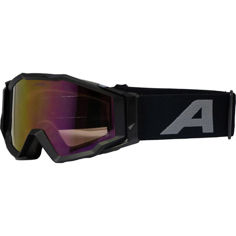 Olympisk sportstøj alpina sportssportsbriller cirkus q-lite mat sort