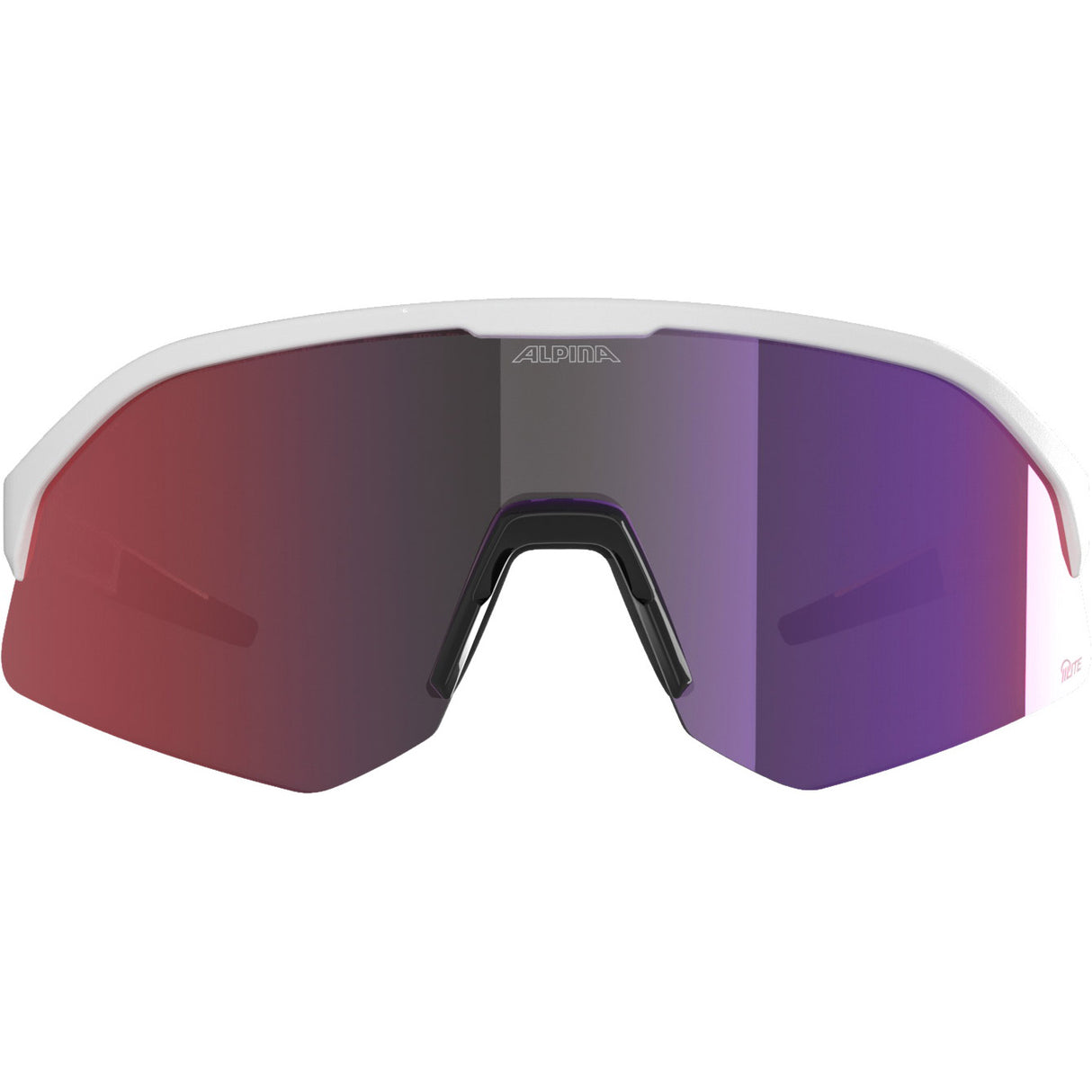 Olympisk sportstøj alpina sportssportsbriller sonic hr m q-lite blank hvid