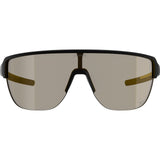 Olympisk sportstøj alpina sportsbrille ram 2.0 q-lite gul linse mat sort
