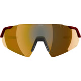 Olympisk sportstøj alpina sportssportsbriller turbo air q-lite mat rød
