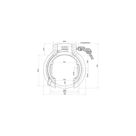 Workshop Packaging Rings Lot Axa Imenso X-Large Black (P20)