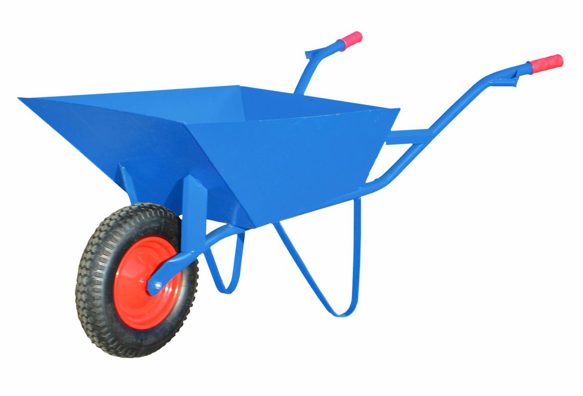 Awtools bouw kruiwagen 85l 2,0mm blauw