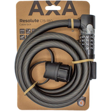 Axa kabellås resolute c15 180 kode (kort)