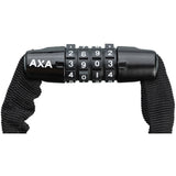 Axa låsekæde stiv 120 cm kodelås blå (kort)