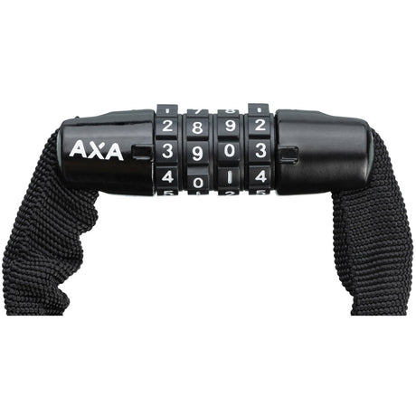 Axa låsekæde stiv 120 cm kodelås blå (kort)