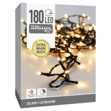 Julelys 180 LED ekstra varm hvid