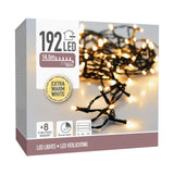 Julelys 192led batteri hvid