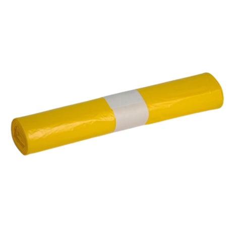 Afvalzak geel 58x100cm t23 (500 stuks)