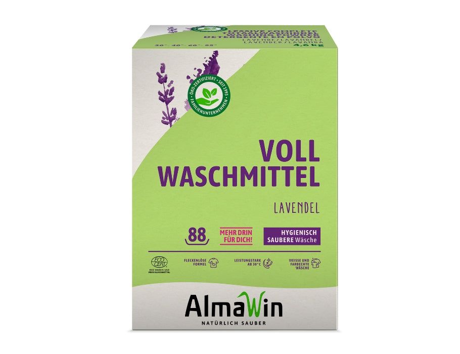 Almawin vaskepulver universal - lavendel - 4,6 kg