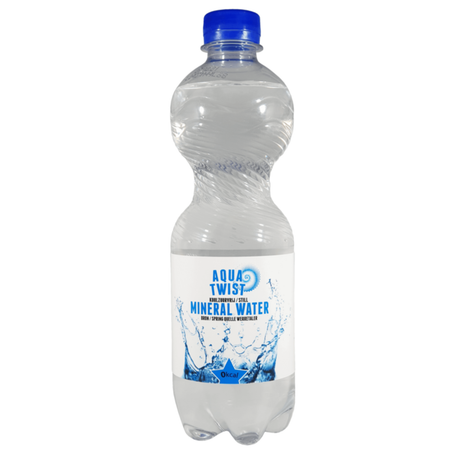 Aqua twist kulsyreholdigt mineralvand (12x 50cl)