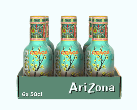 Arizona grøn te ferskenhætte (6x 50cl)