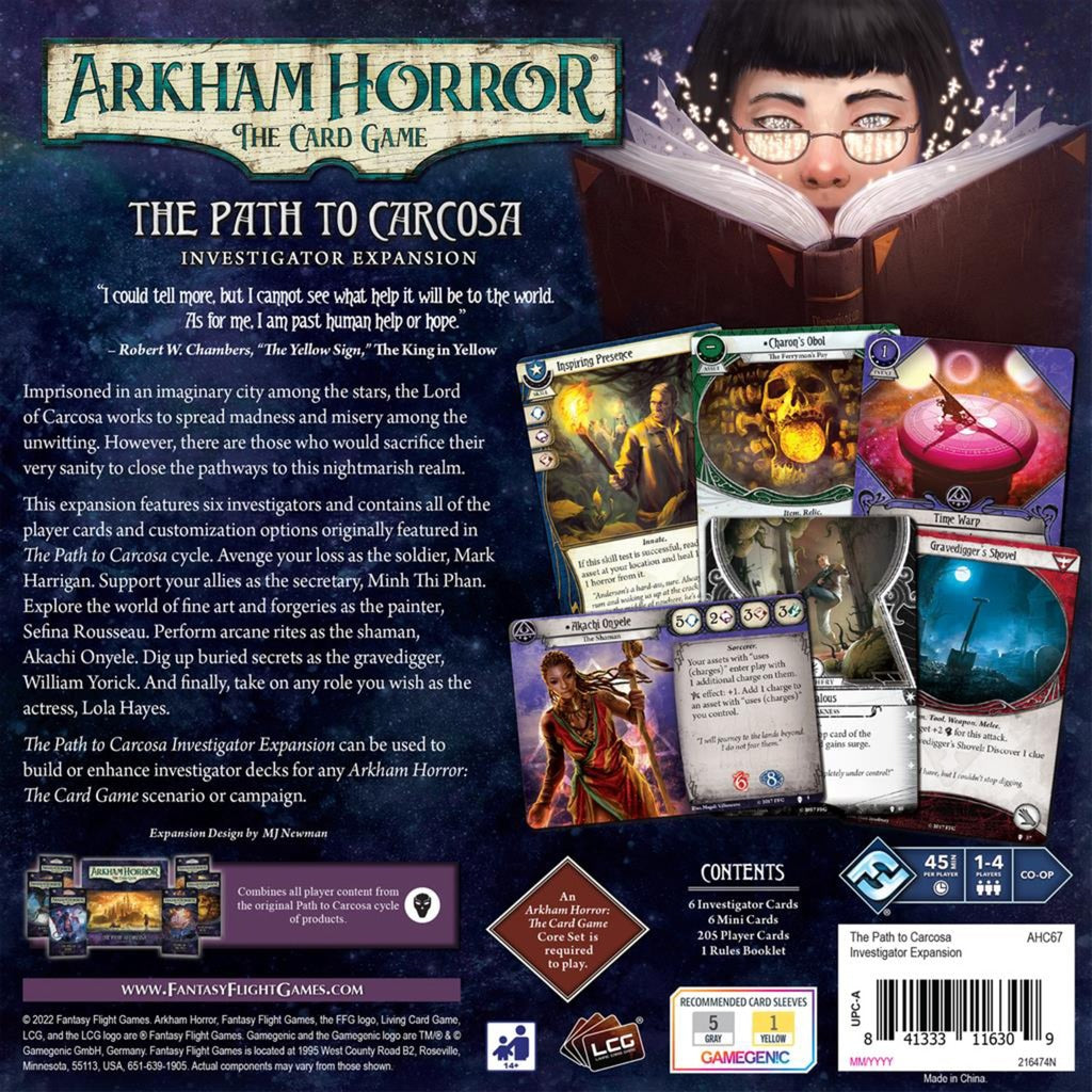Asmodee Arkham Horror: Stien til carcosa